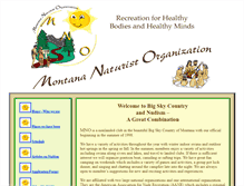 Tablet Screenshot of montananaturist.org